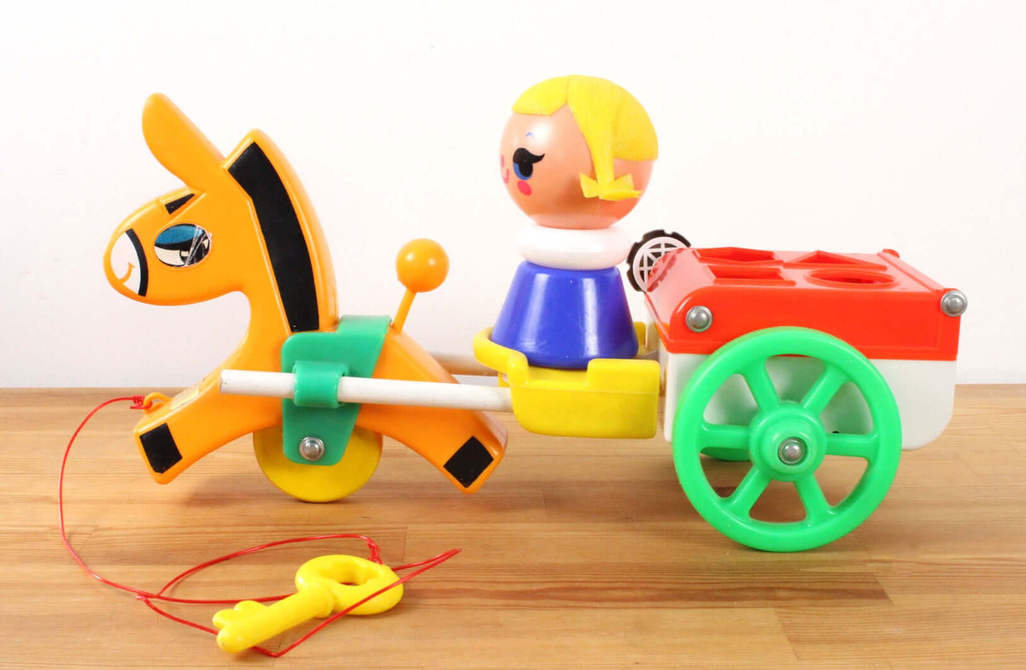 Jeu de formes à tirer vintage Educalux