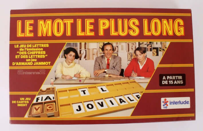 Jeu de société Le mot le plus long