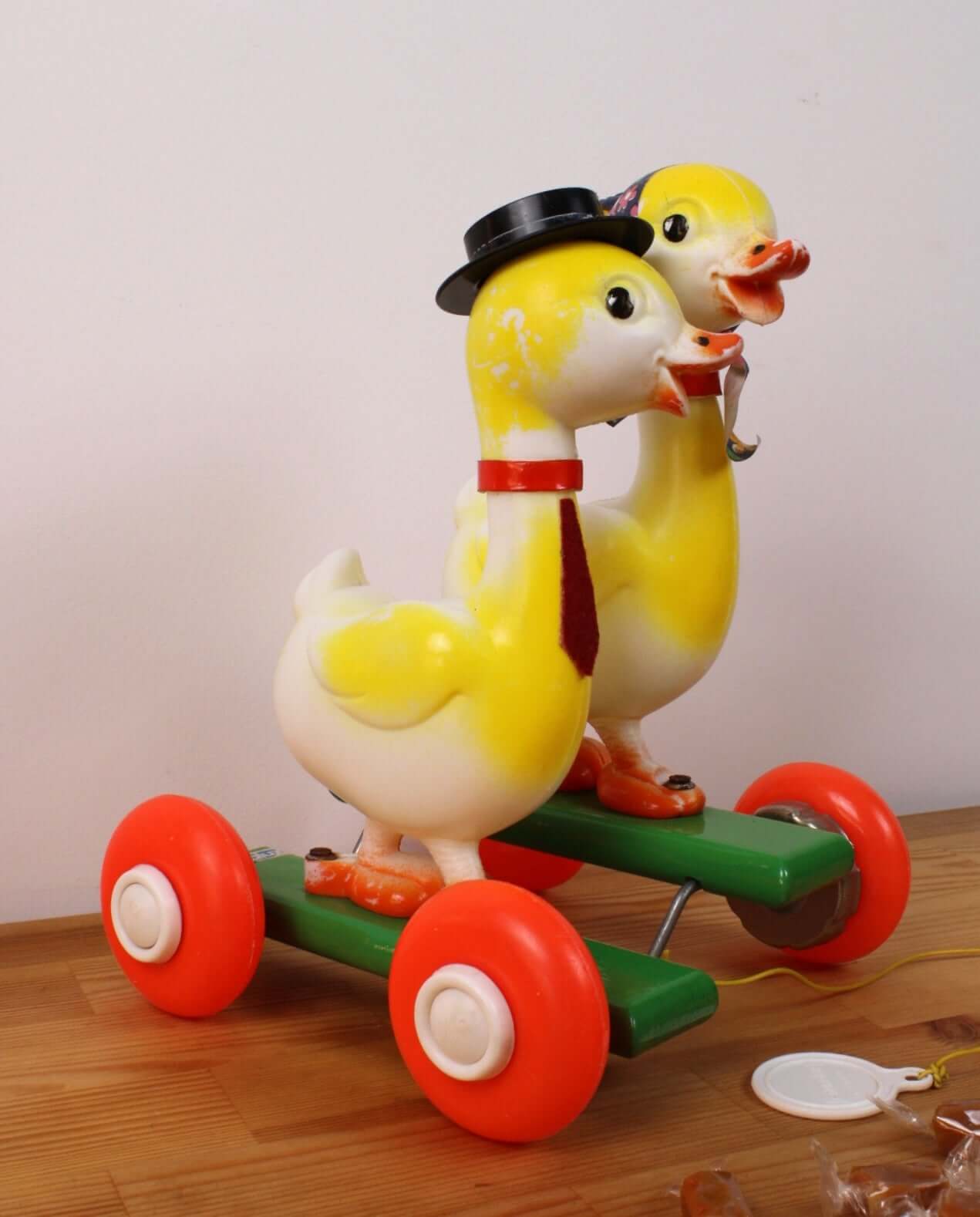 Jouet ancien Educalux canards à tirer