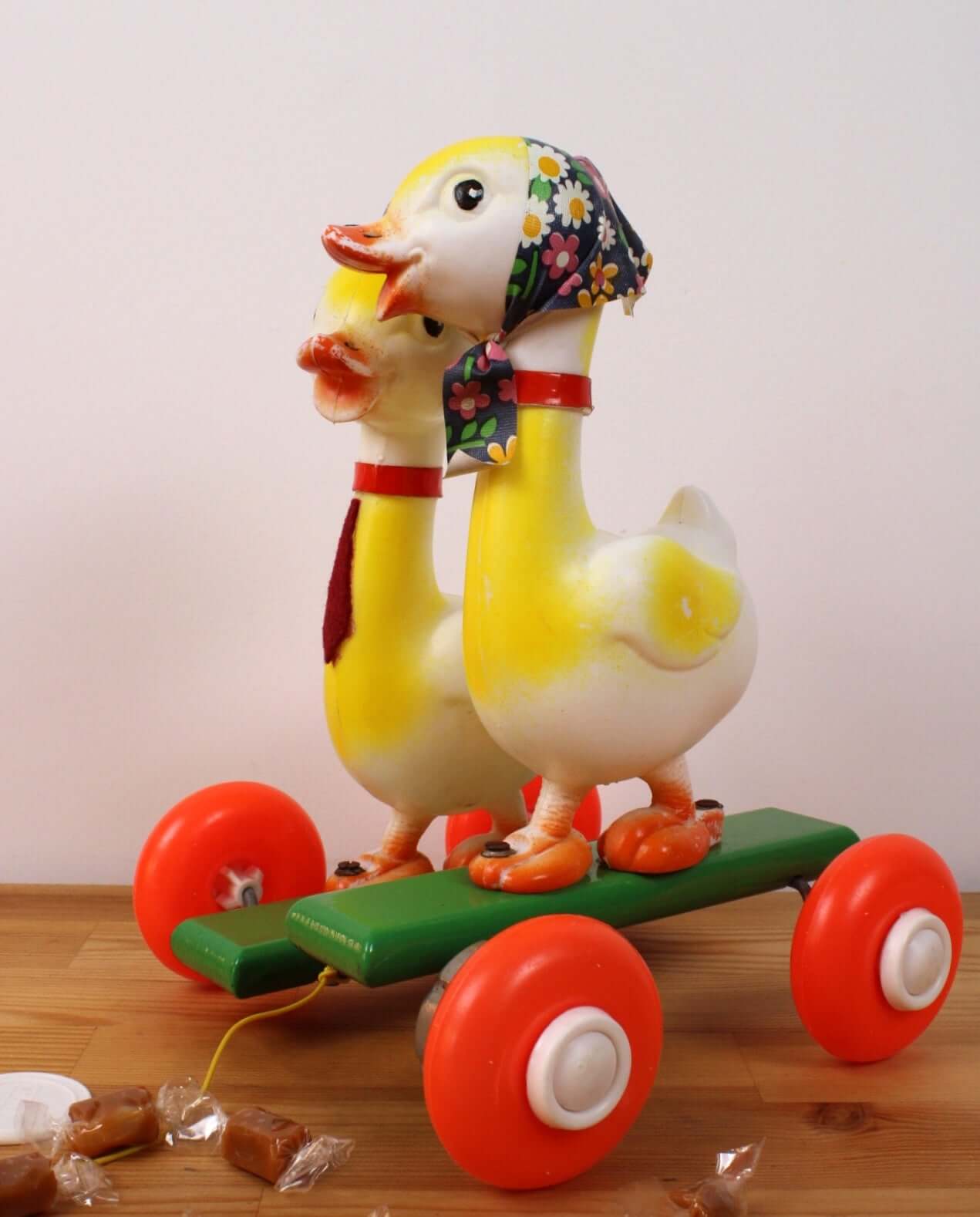 Jouet ancien Educalux canards à tirer