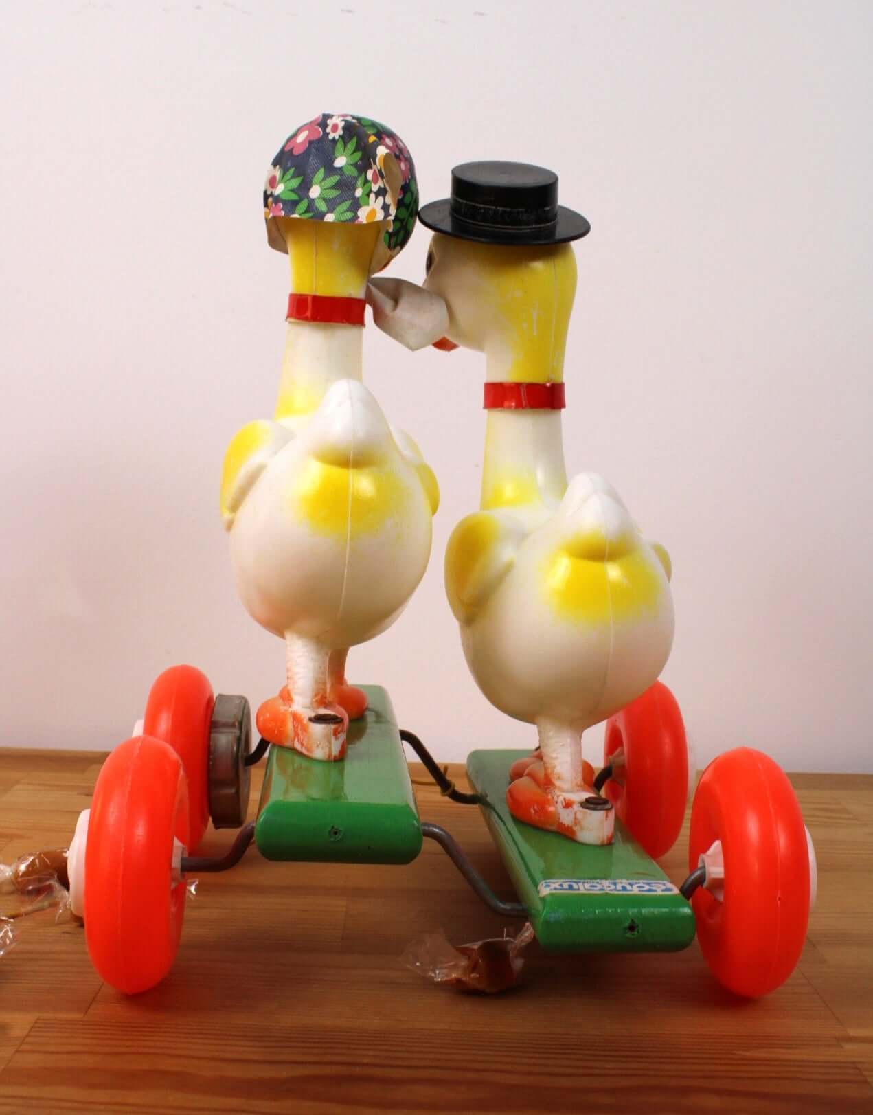 Jouet ancien Educalux canards à tirer