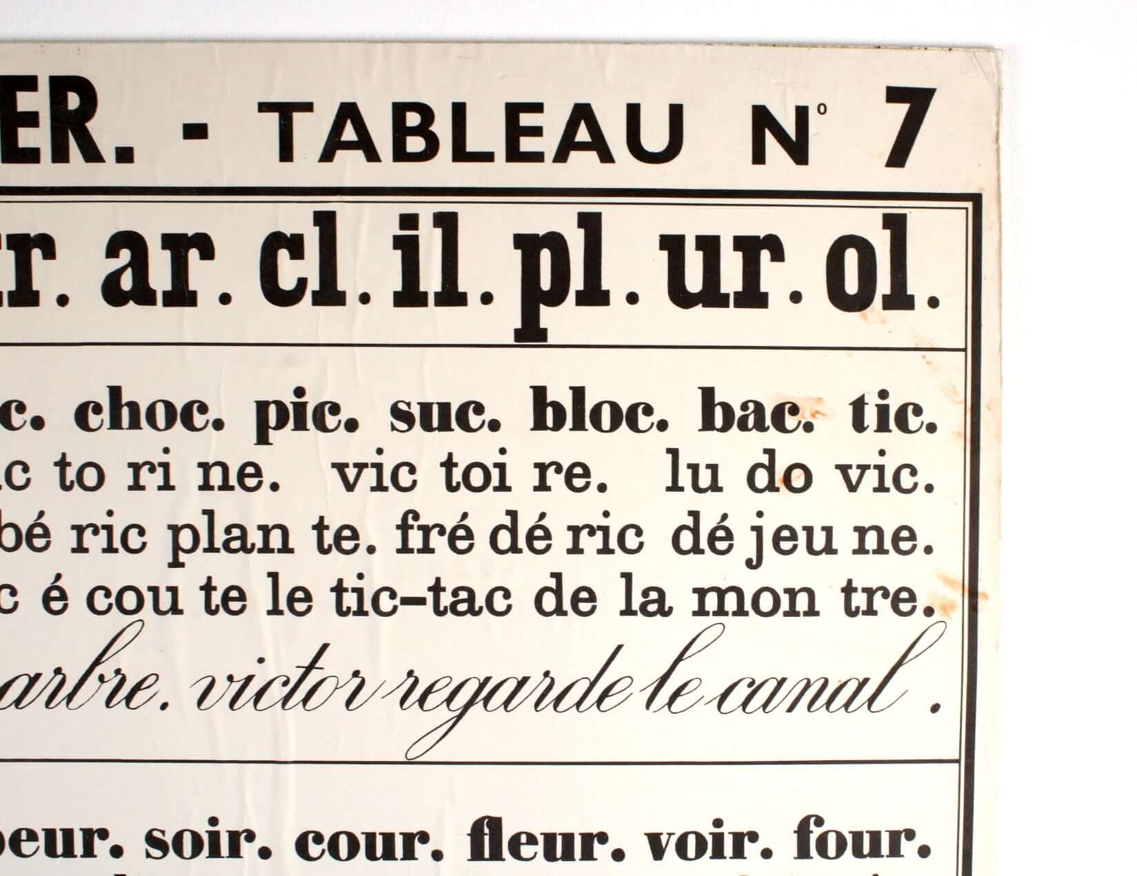 Pancartes d'apprentissage scolaire méthode Boscher