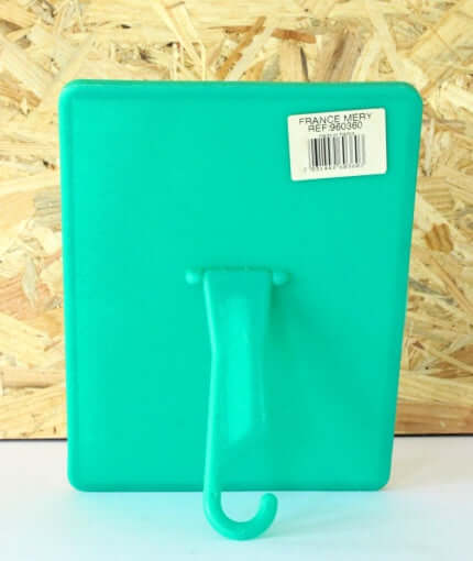 Miroir de barbier en plastique vert