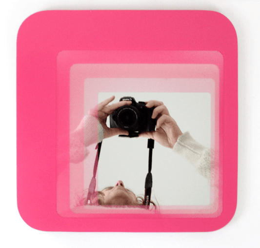 Miroirs roses Ikea vintage Hylkje