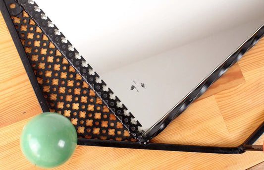 Miroir Porte-manteau style Matégot