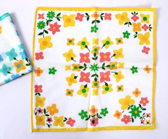 Mouchoirs en tissu vintages