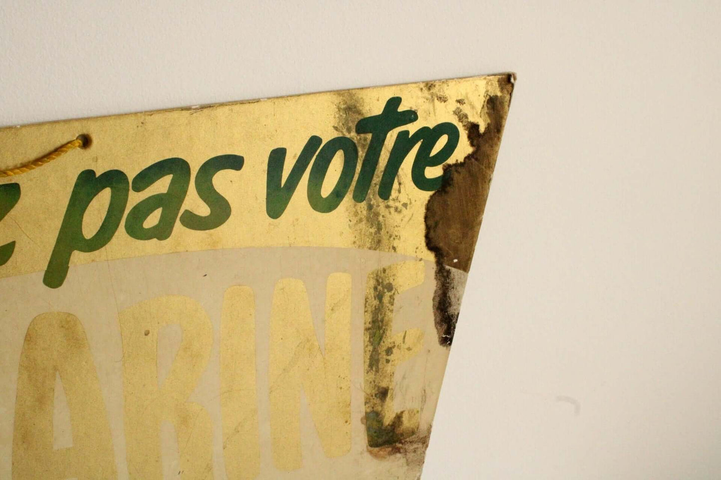 Vintage Carton publicitaire margarine Astra