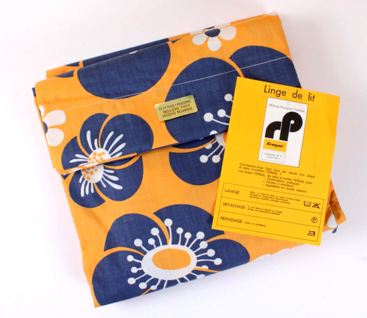 Parure de lit une place vintage