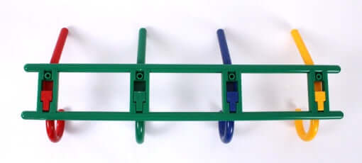 Porte-manteau en plastique coloré