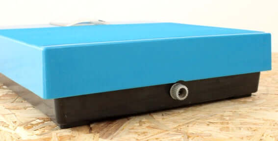 Pèse personne Terraillon vintage bleu