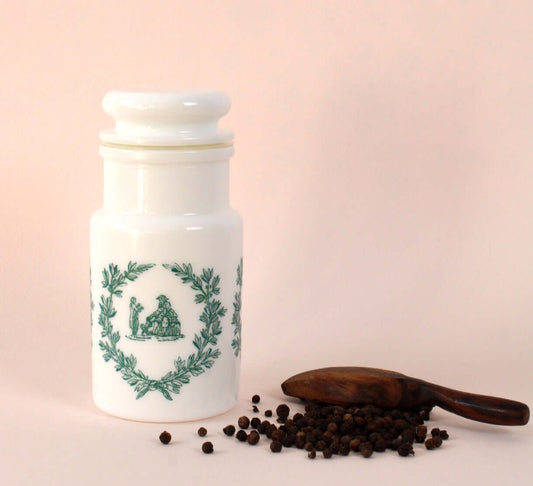 Petit pot en opaline vintage