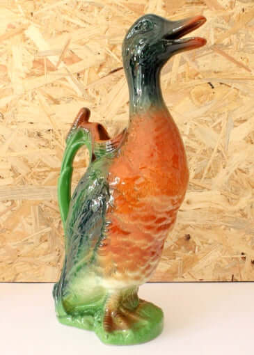 Pichet Canard en barbotine St Clément