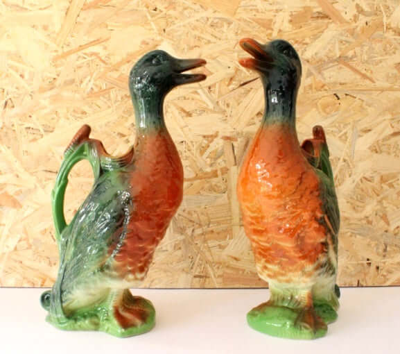 Pichet Canard en barbotine St Clément