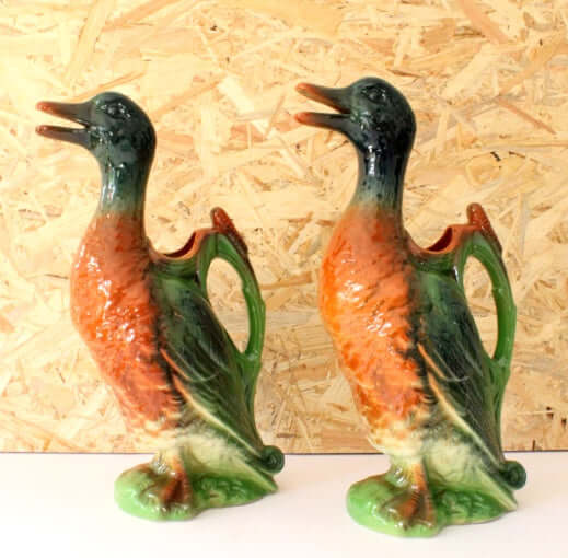 Pichet Canard en barbotine St Clément