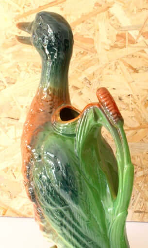 Pichet Canard en barbotine St Clément