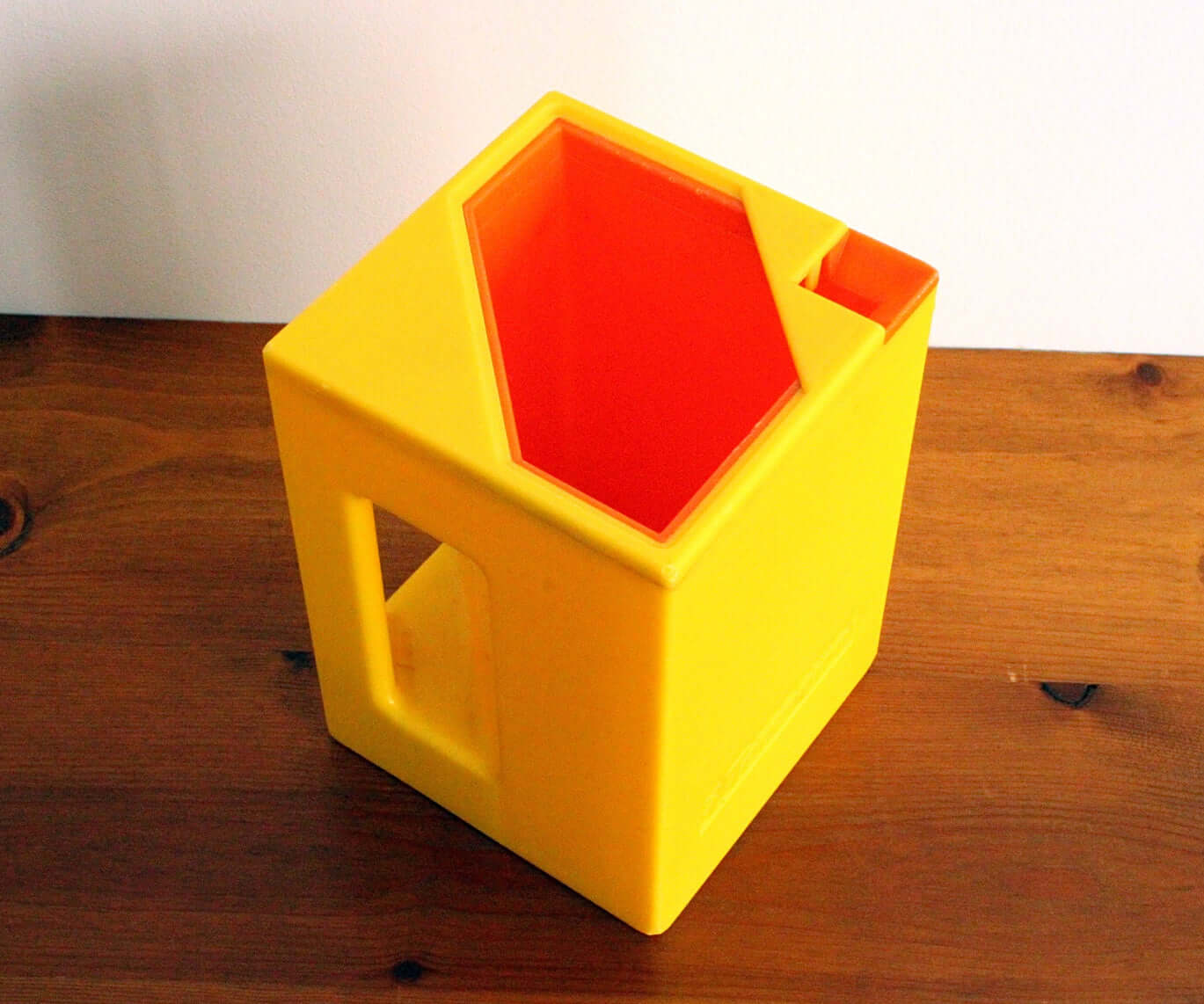 Vintage Ancien pichet publicitaire Teisseire "cube"