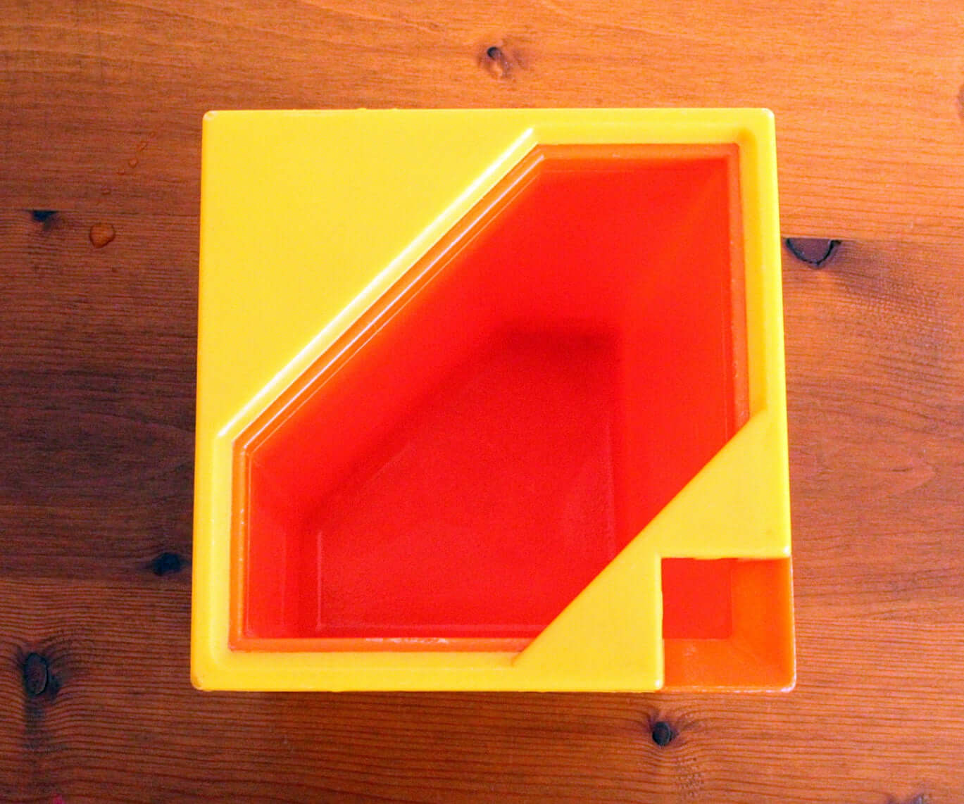 Vintage Ancien pichet publicitaire Teisseire "cube"