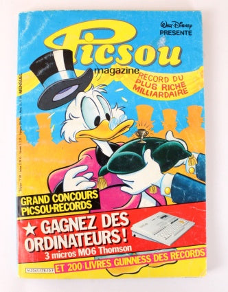 Picsou magazine vintage 1986