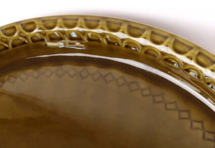 Plat ovale vintage Sarreguemines