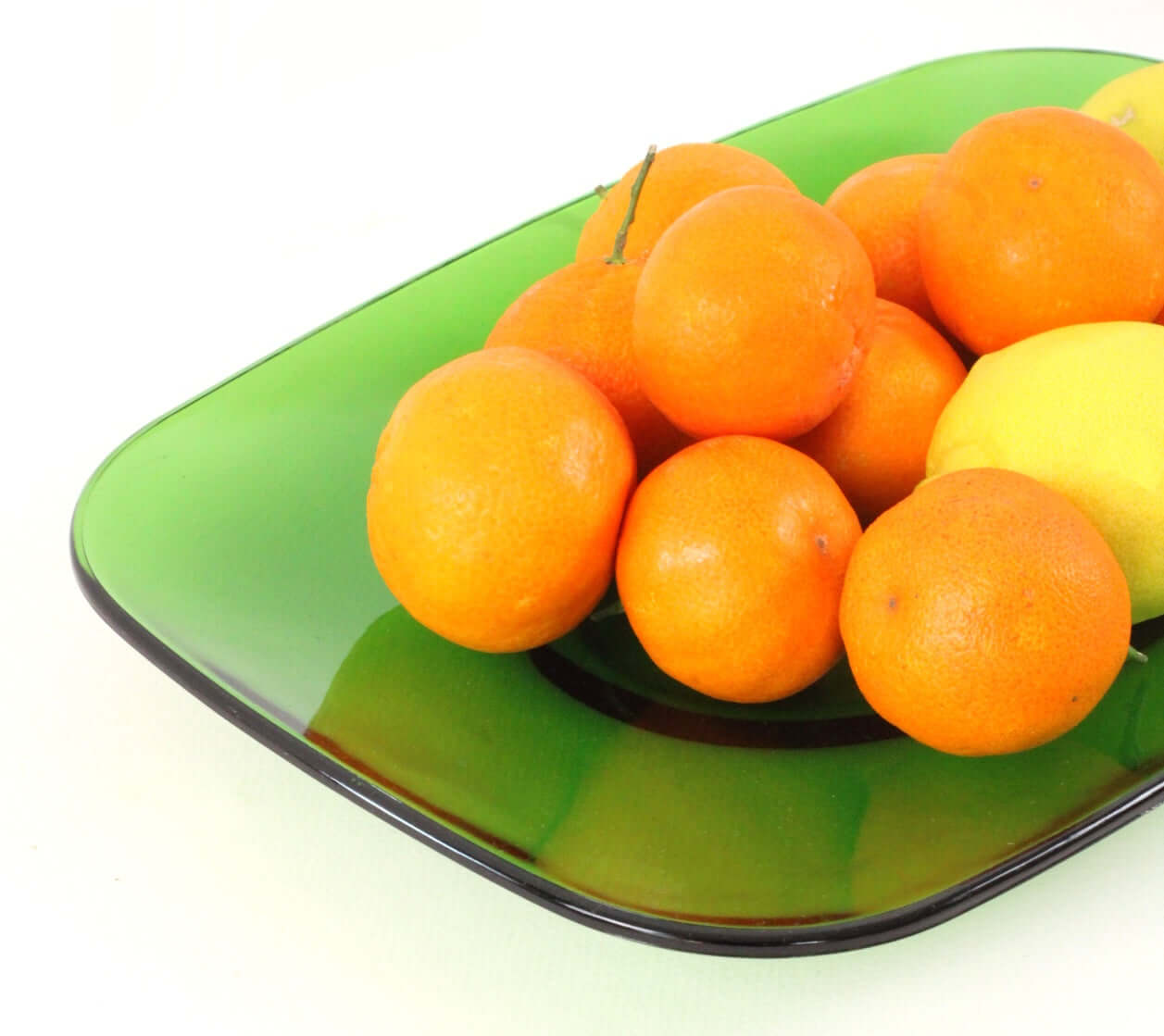 Grand plat rectangulaire verre transparent Vereco