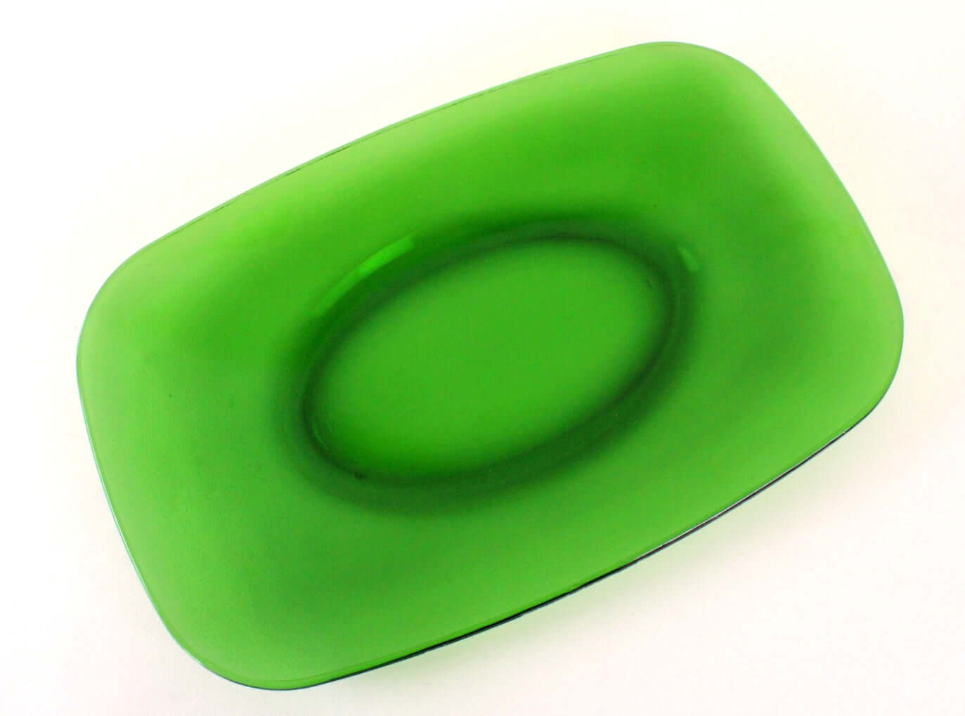 Grand plat rectangulaire verre transparent Vereco