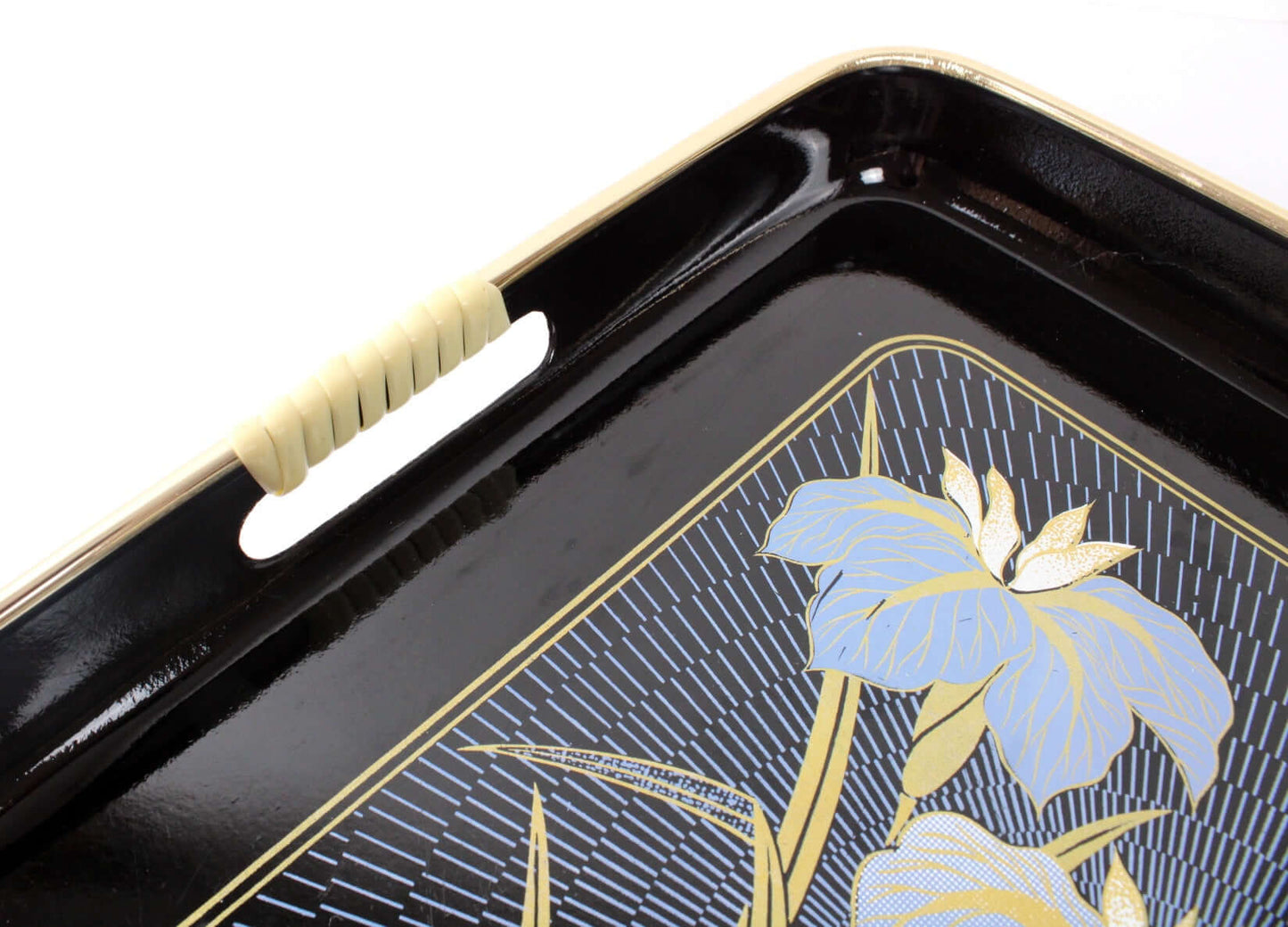 Plateaux japonais noirs laqués