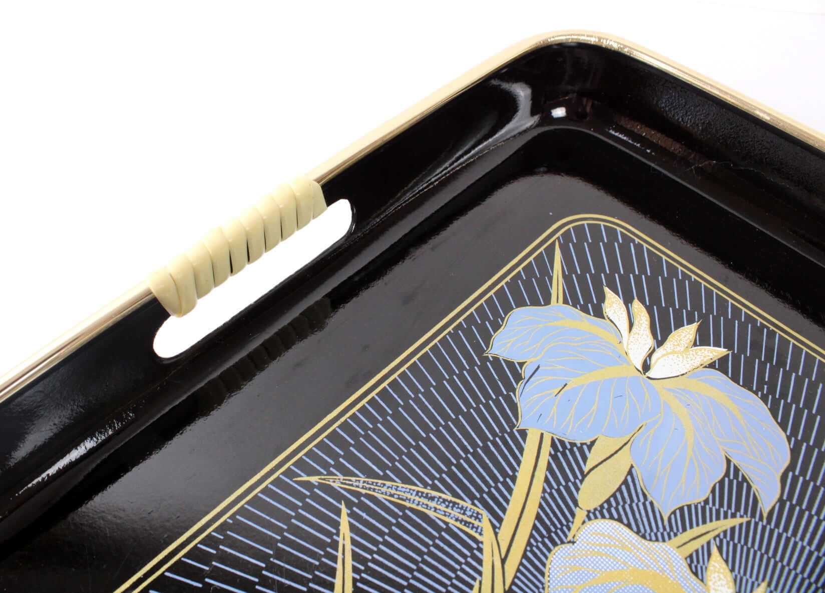 Plateaux japonais noirs laqués