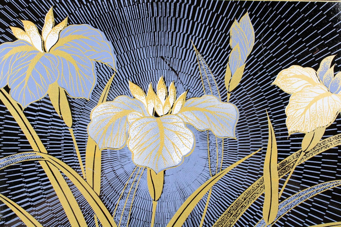 Plateaux japonais noirs laqués