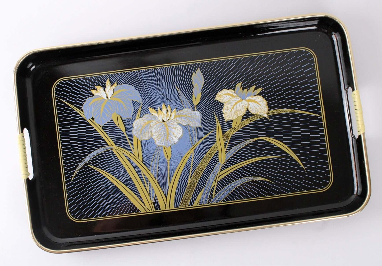 Plateaux japonais noirs laqués