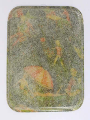 Plateau vintage en fibre de verre