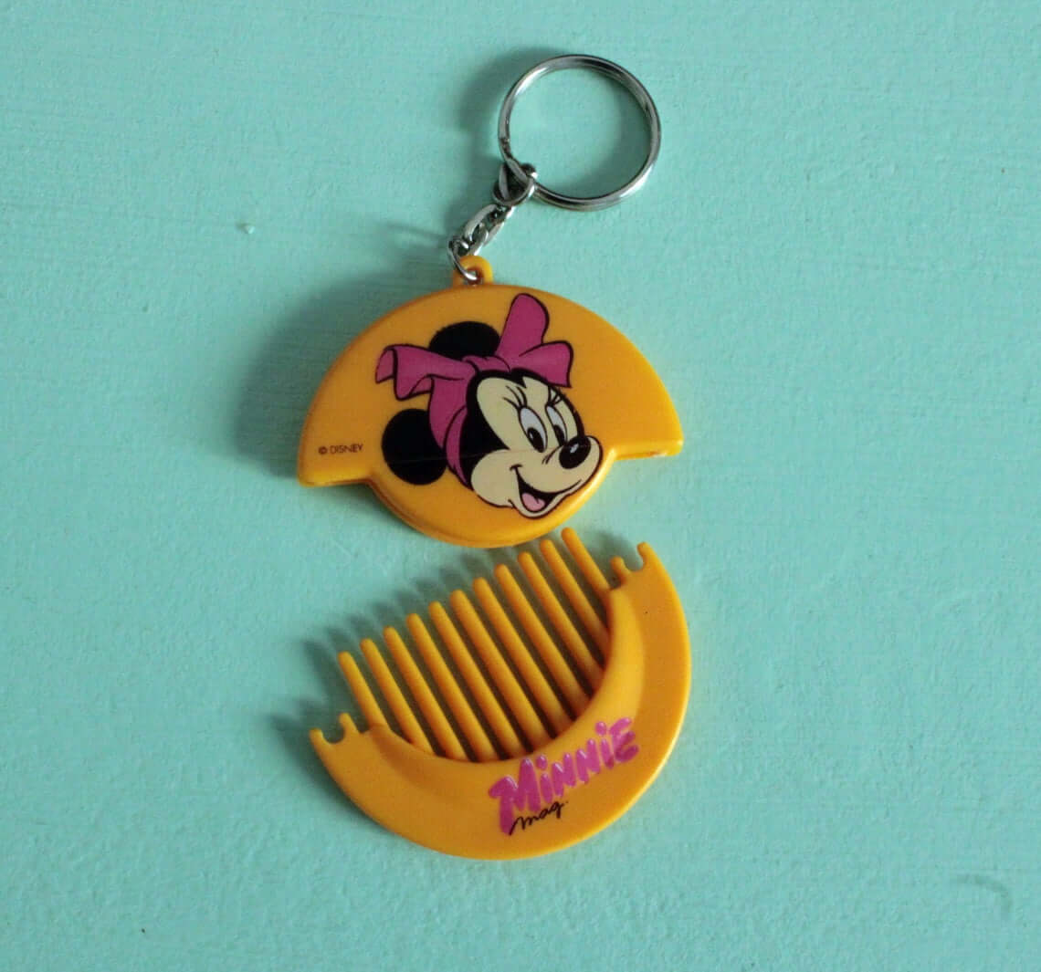 Vintage Porte-clé publicitaire Minnie mag Disney