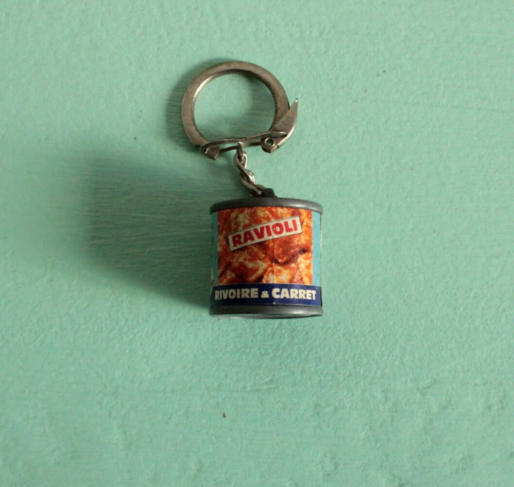 Vintage Porte-clé publicitaire raviolis Rivoire & Carret