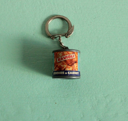 Vintage Porte-clé publicitaire raviolis Rivoire & Carret