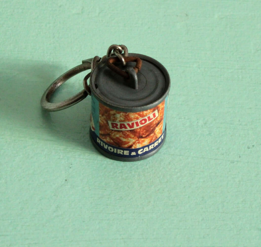 Vintage Porte-clé publicitaire raviolis Rivoire & Carret
