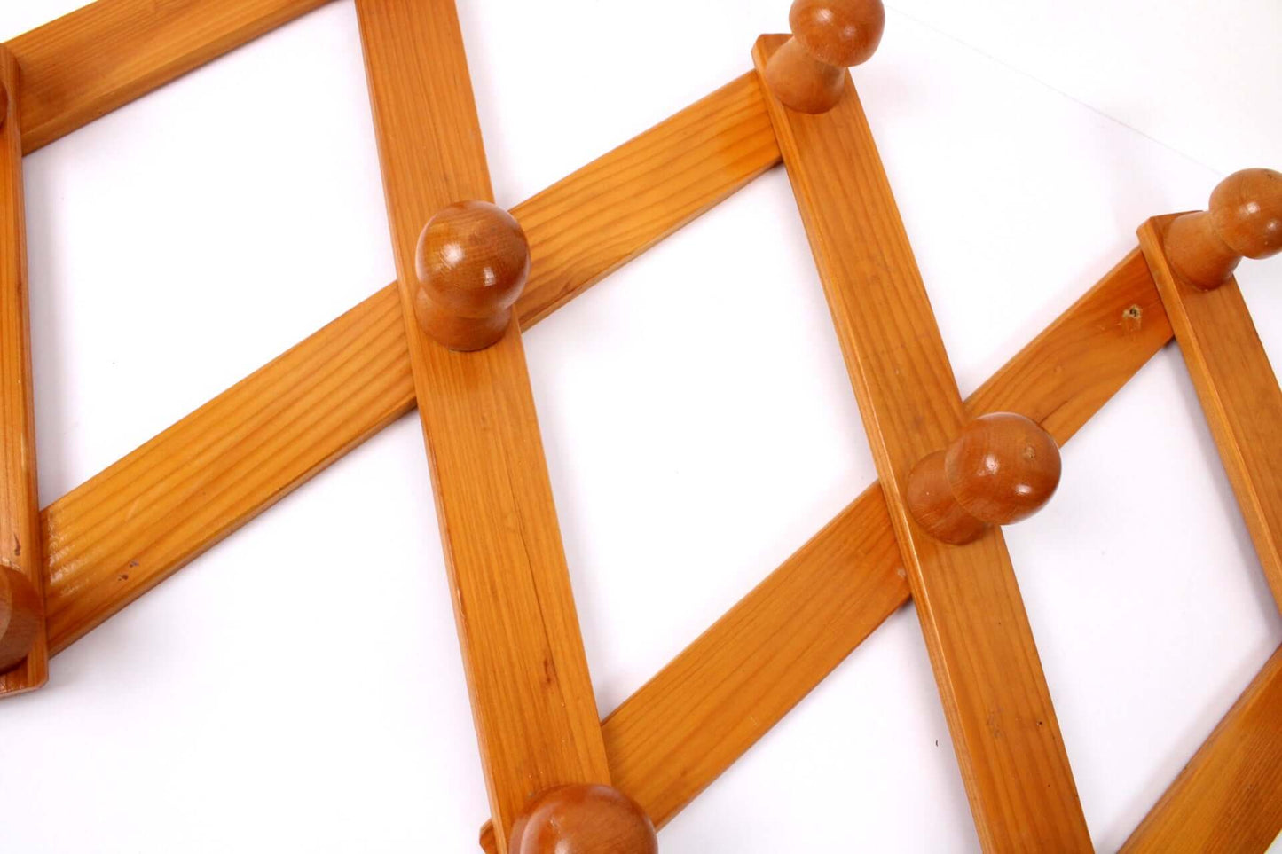 Porte-manteau mural vintage style accordéon