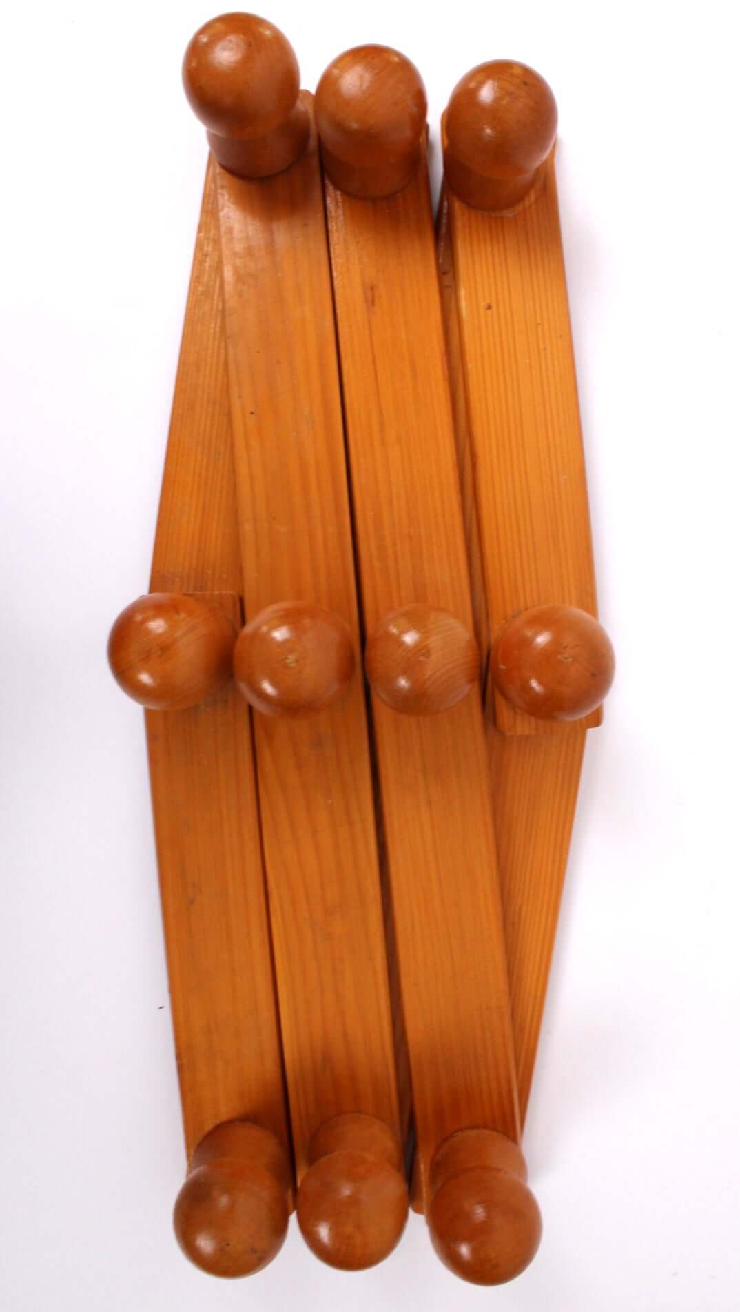 Porte-manteau mural vintage style accordéon