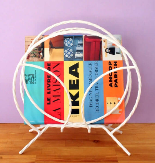 Porte revue vintage en fer forgé