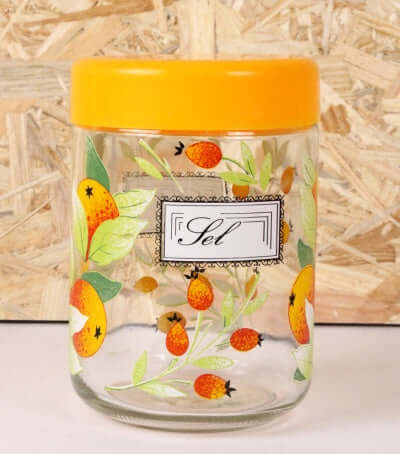 Pot de conservation Cerve motifs fruits