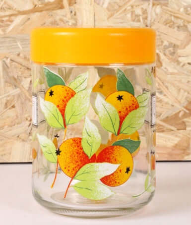 Pot de conservation Cerve motifs fruits