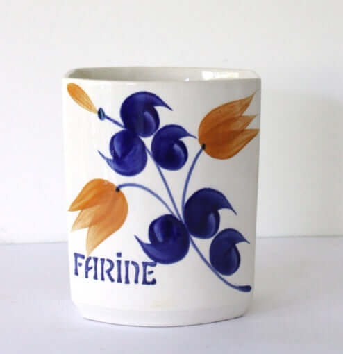 Série de pots en porcelaine vintages