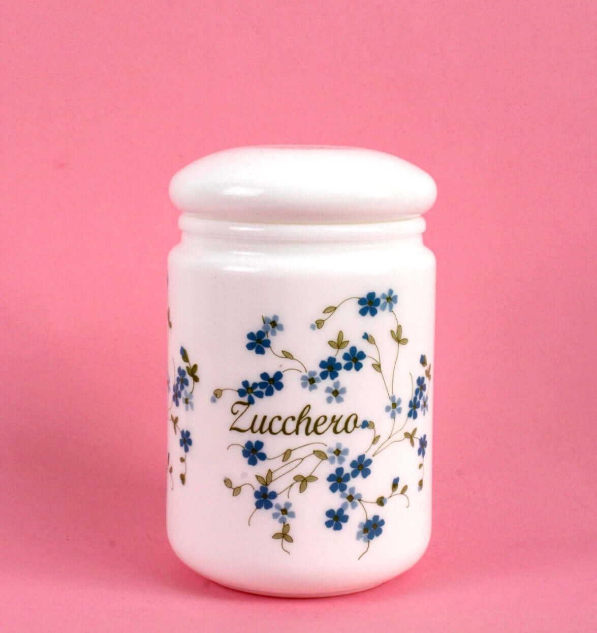 Pot à sucre vintage en opaline Cerve