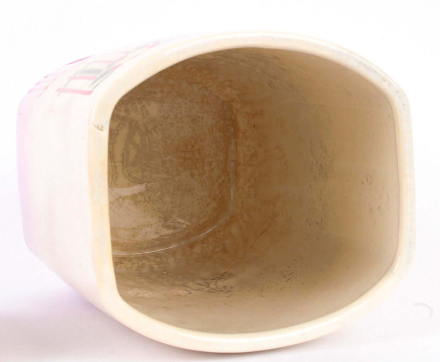 Vintage Pot à sucre ancien en céramique