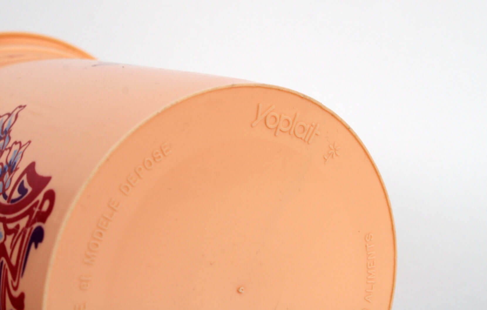 Vintage Grand pot de yaourt Yoplait