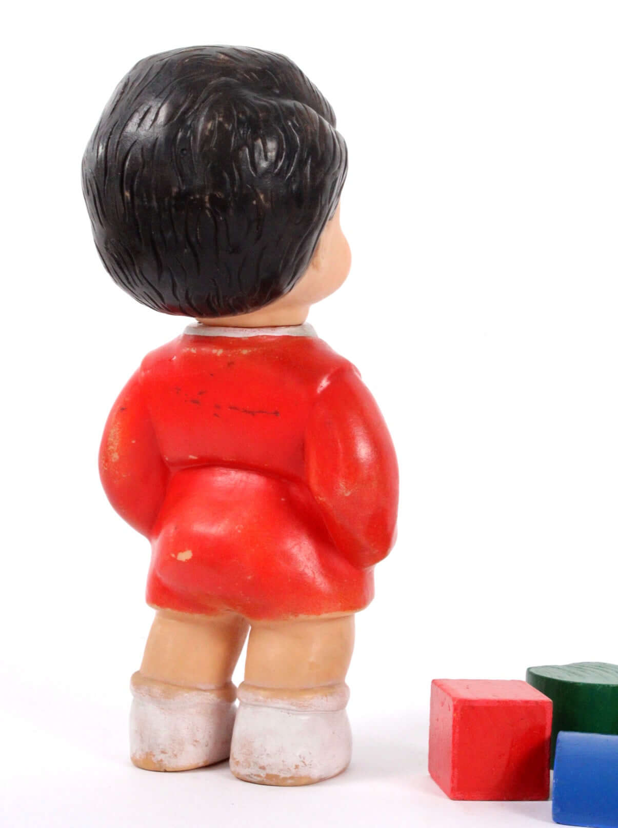 Poupée vintage en caoutchouc Jopen