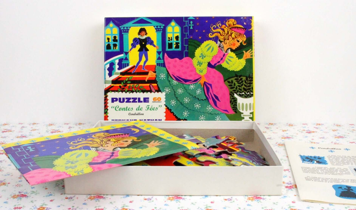 Vintage Puzzle vintage Cendrillon