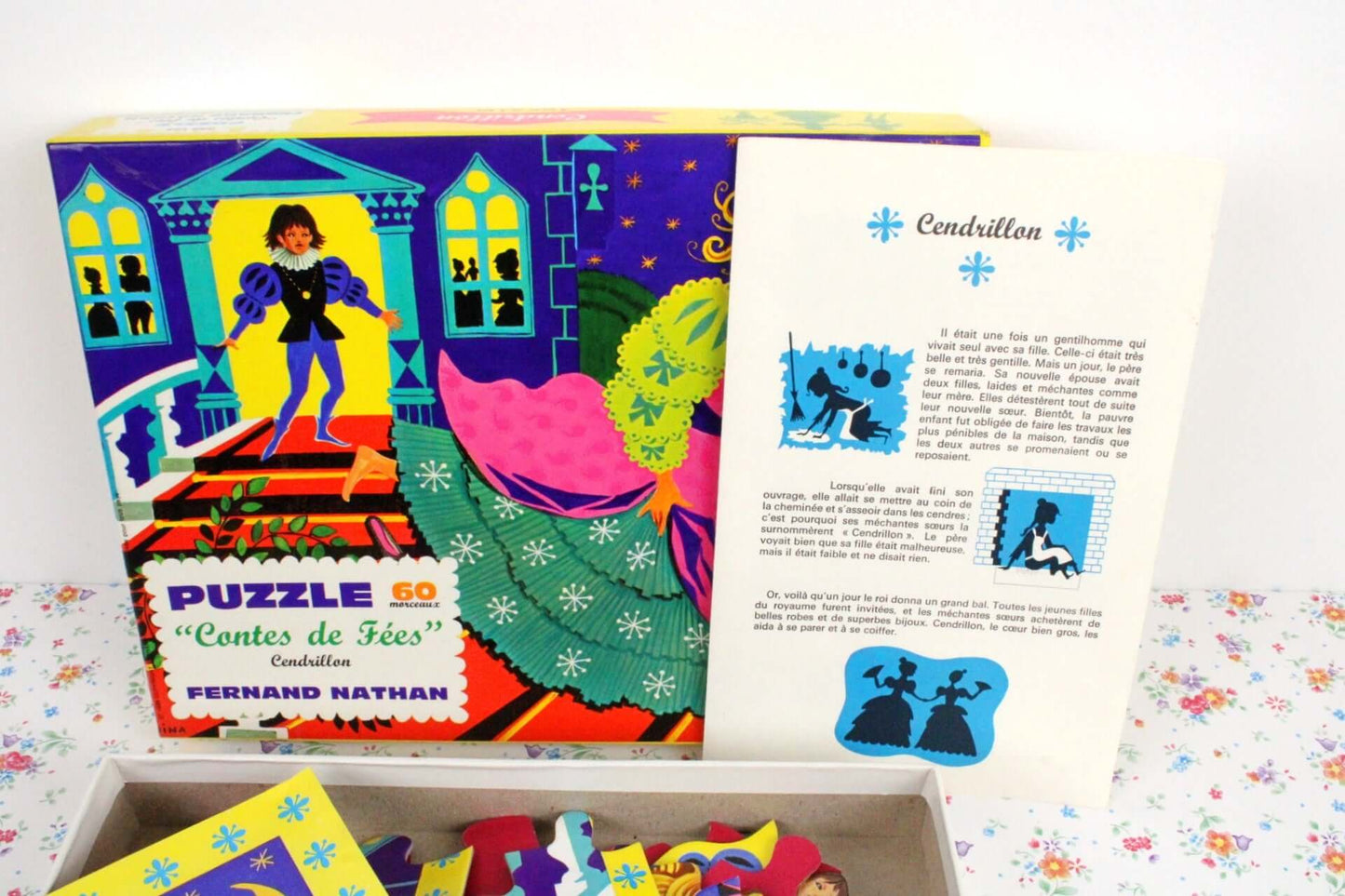 Vintage Puzzle vintage Cendrillon