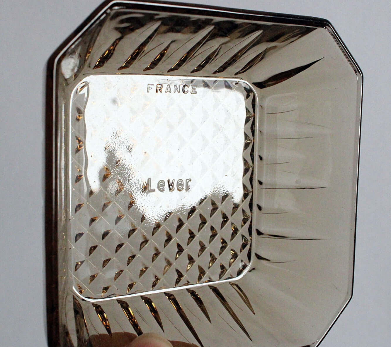 Vintage Ramequins Arcoroc verre fumé