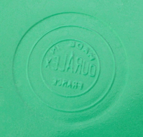 Saladier Duralex vert vintage