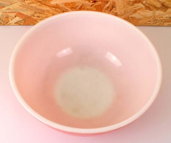 Saladier Pyrex rose made in USA