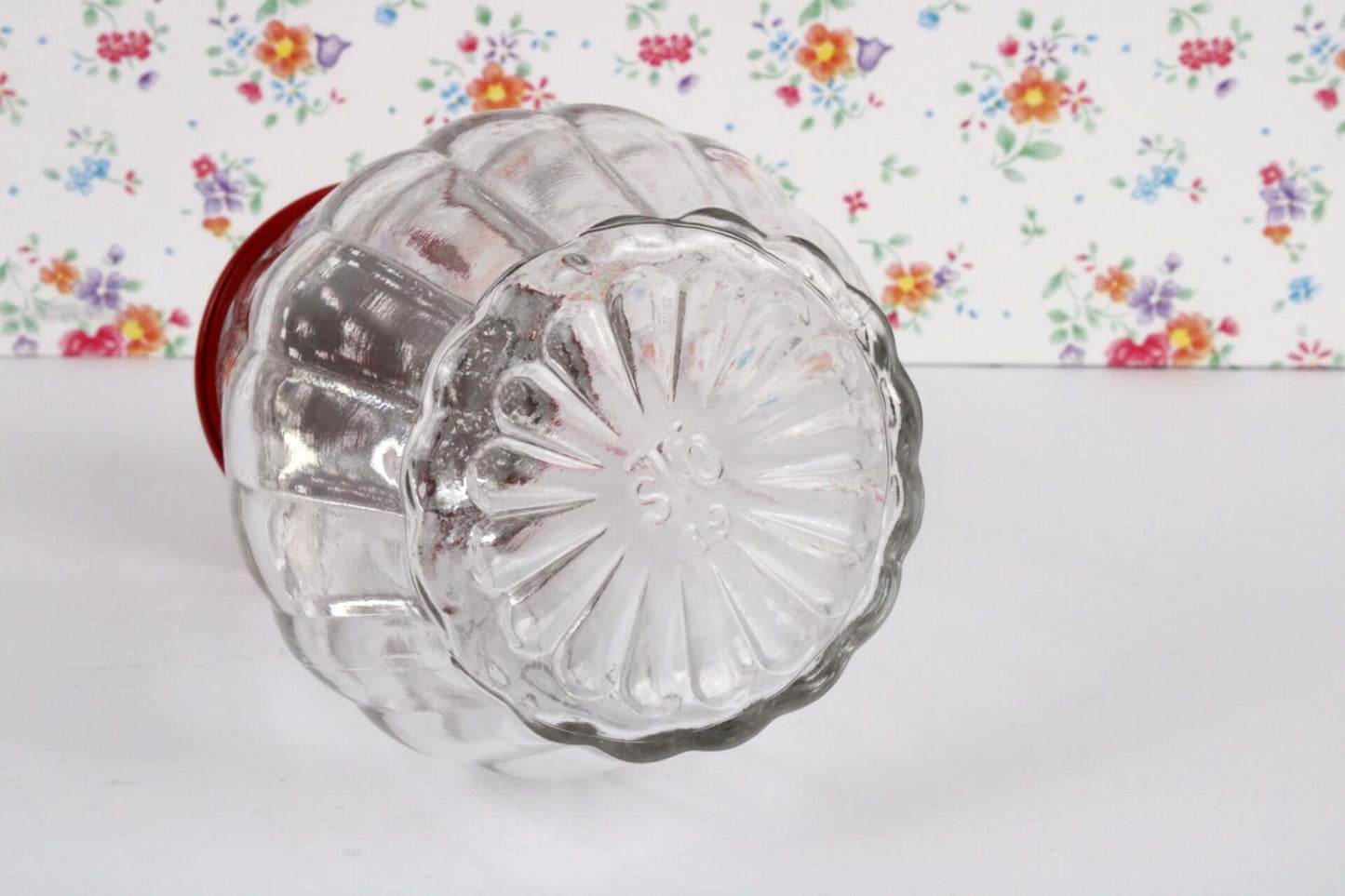 Vintage Saupoudreuse bistrot en verre STO